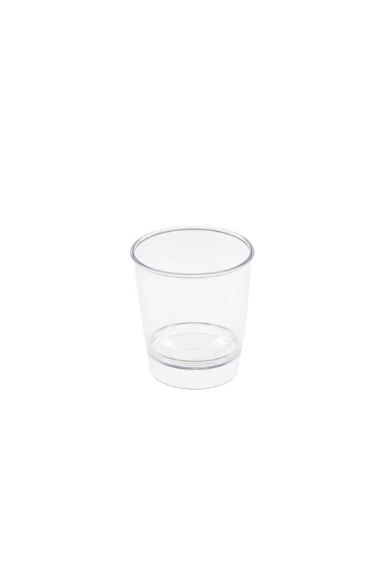 Mika Akrilik Shot Bardak Mum Bardağı 6x4.2 Cm 35 Cc - 12 Adet