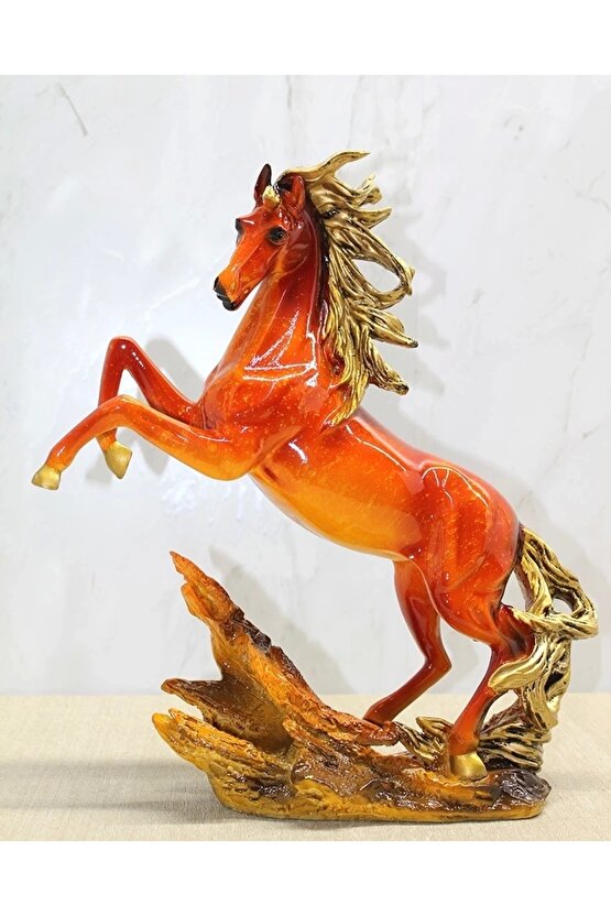Polyester Şahlanmış At Figürü Alk4588