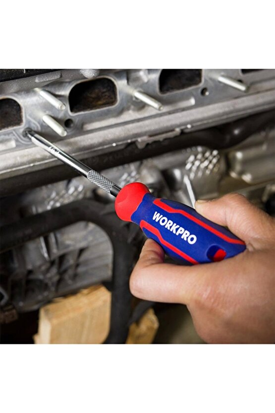 WP200503 2 Parça Profesyonel CR-V Manyetik Tornavida Seti