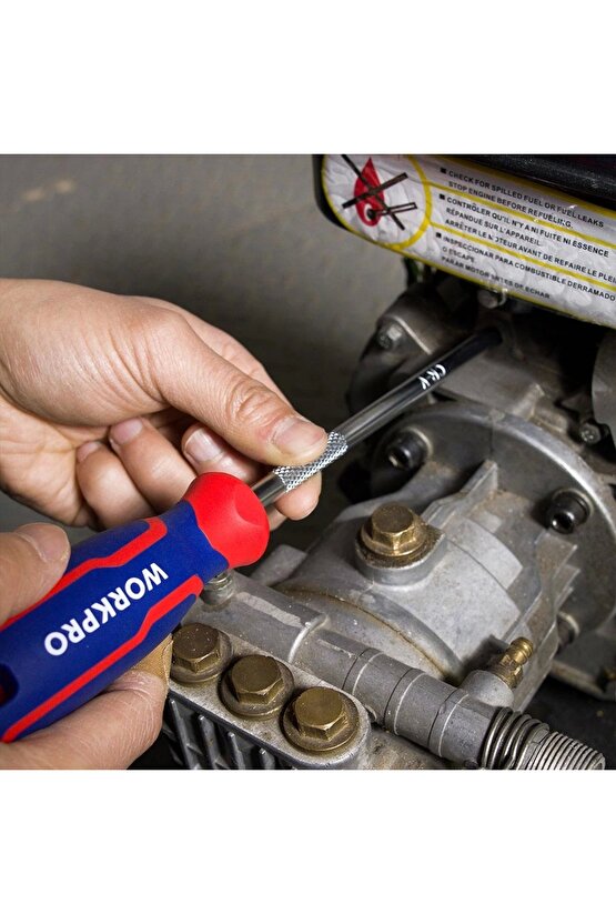 WP200503 2 Parça Profesyonel CR-V Manyetik Tornavida Seti