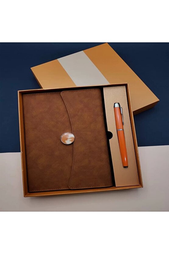 Kutulu Defter Kalem Set