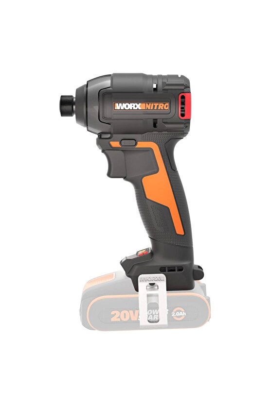 WX265.9 20Volt 200Nm Kömürsüz Profesyonel Şarjlı Darbeli Tornavida (Akü Dahil Değildir)