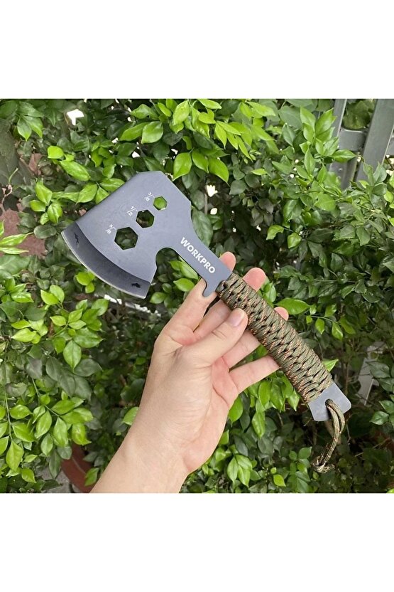 WP383002 250MM Çok Fonksiyonlu Kamp Baltası + Magnezyum Ateşleyici