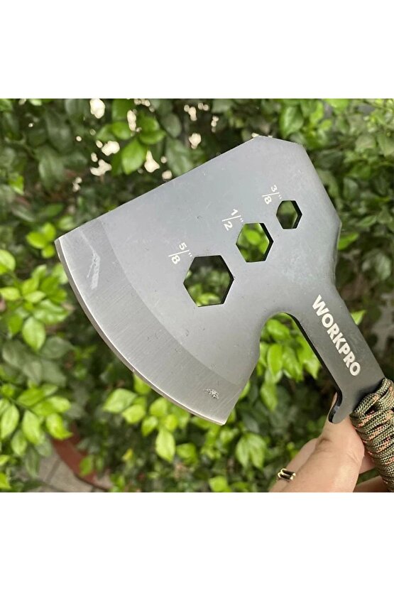 WP383002 250MM Çok Fonksiyonlu Kamp Baltası + Magnezyum Ateşleyici