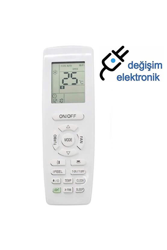 Alarko Flair Split Uyumlu Klima Kumandası