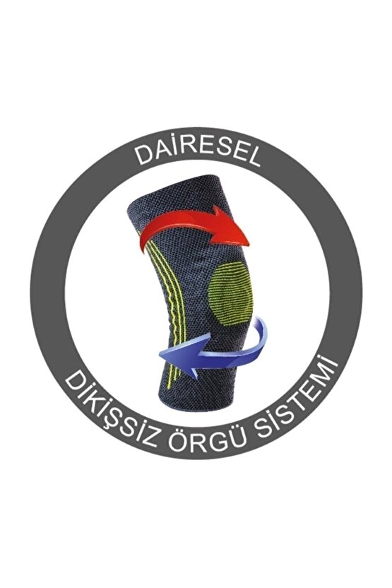 Örme Fleksible Balenli (patella Destekli) Menisküs Dizlik 453
