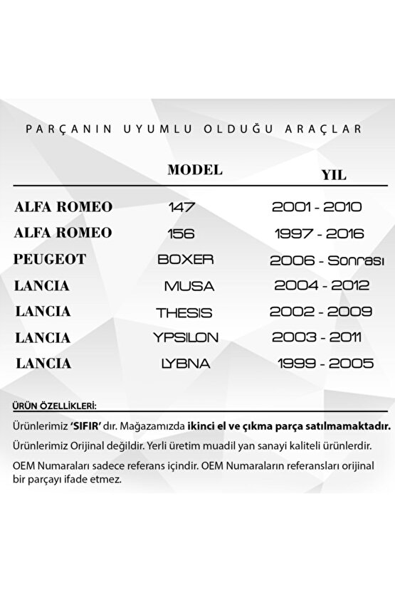 FIAT 500,Doblo,Ducato için Yakıt Pompası Halkası ve Contası