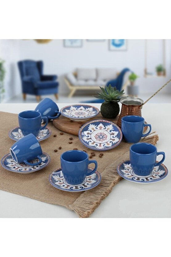 Ottoman Kahve Fincan Takımı 12 Parça