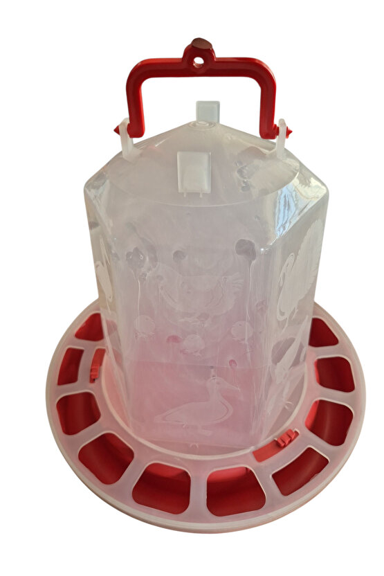 TAVUK YEMLİK 8 KG + TAVUK SULUK 8 LT KEKLİK BILDIRCIN KUŞ TAVUK SULUK TAVUK YEMLİK