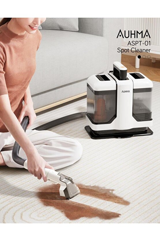 Çift Hazneli Koltuk Ve Halı Yıkama Makinesi Beyaz Aspt-01