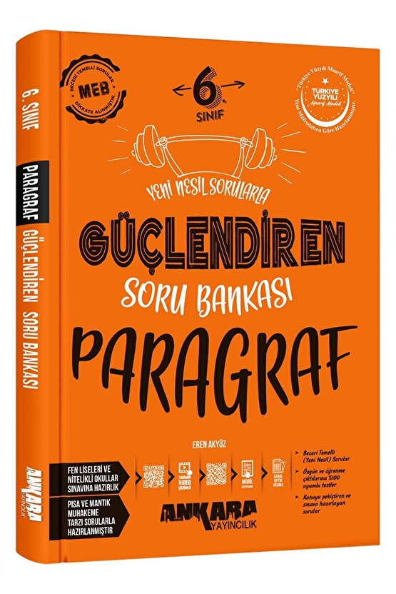 Ankara Yayıncılık 6.Sınıf Paragraf Güçlendiren Soru Bankası