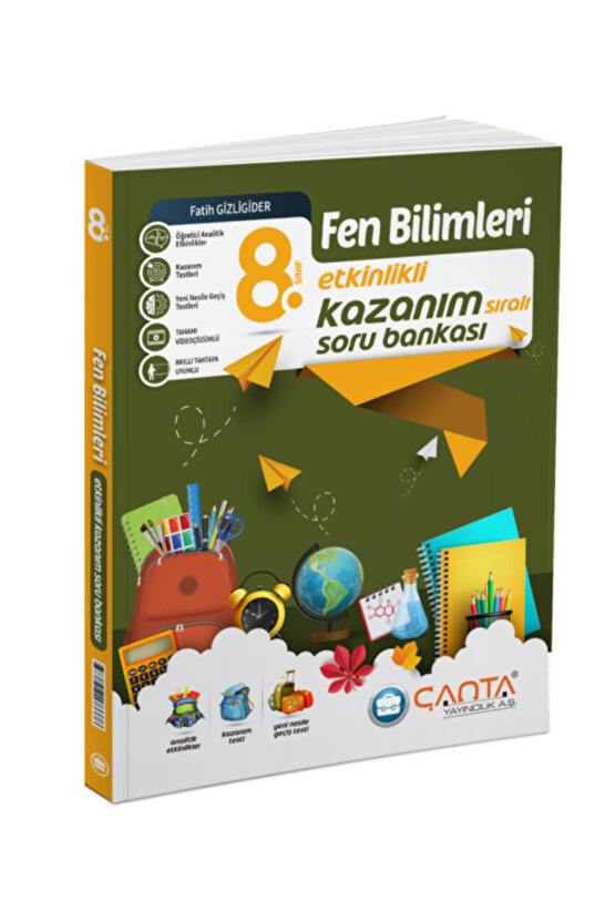 8 Sınıf Fen Bilimleri Etkinlikli Kazanım Soru Bankası Yeni