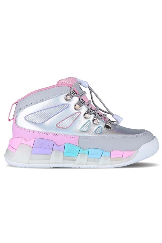 Unisex Ellen Patik Işıklı Phylon Bot - Gri