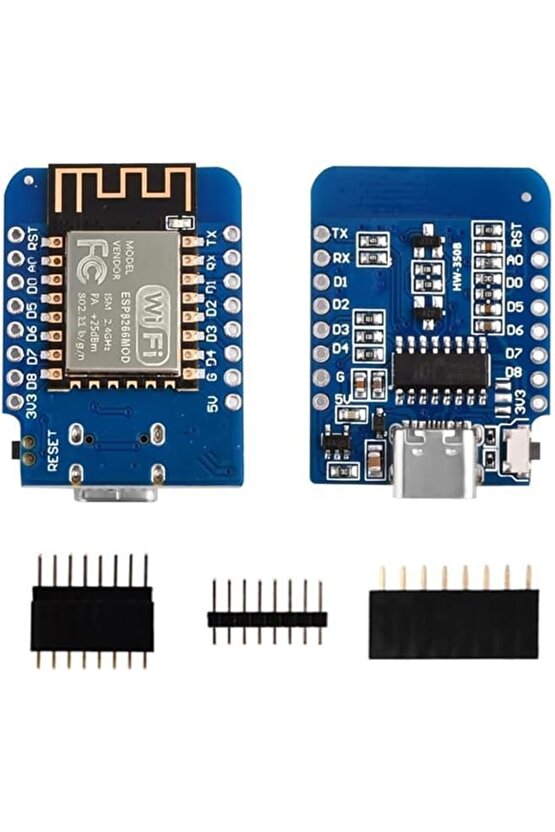 ESP8266 ESP-12F WeMos D1 Mini WiFi Geliştirme Kartı - IoT Projeleri için Kompakt Çözüm