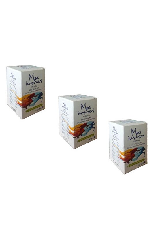 40 Kapsül Multivitamin 3lü Paket