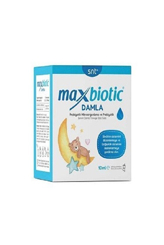 Maxbiotic Probiyotik Mikroorganizma Ve Prebiyotik Içeren Damla 10ml