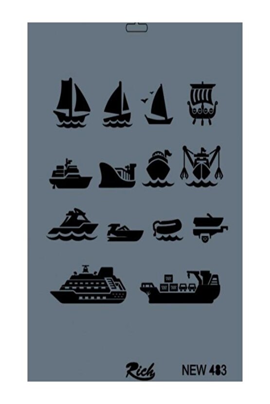 Stencil New Seri 483 25x35