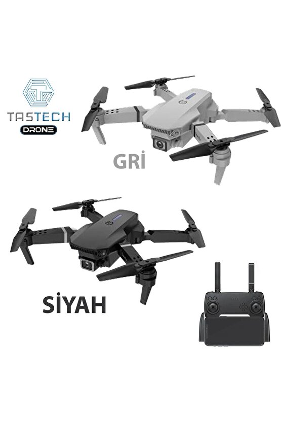 720P KAMERALI DRONE E88 KATLANABİLİR UZAKTAN KUMANDALI APP DESTEKLİ QUADCOPTER