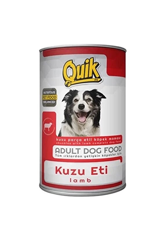 Kuzu Etli Yetişkin Köpek Konserve Maması 415 Gr