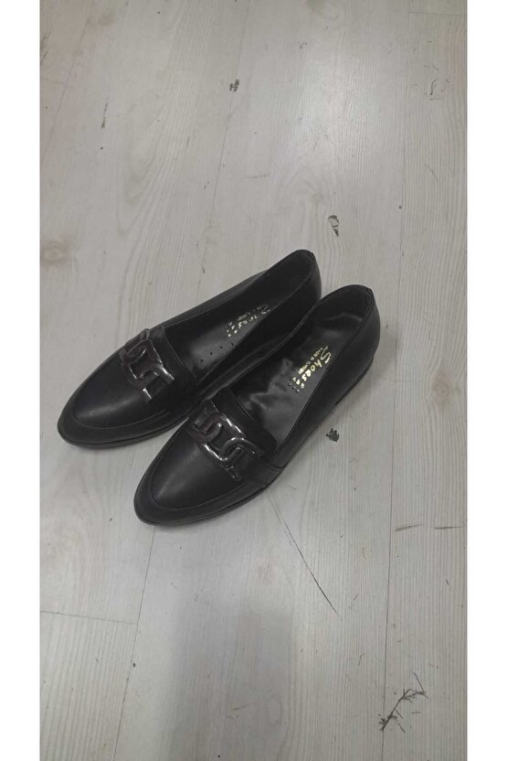 Kadın Metal Detaylı Loafer Babet
