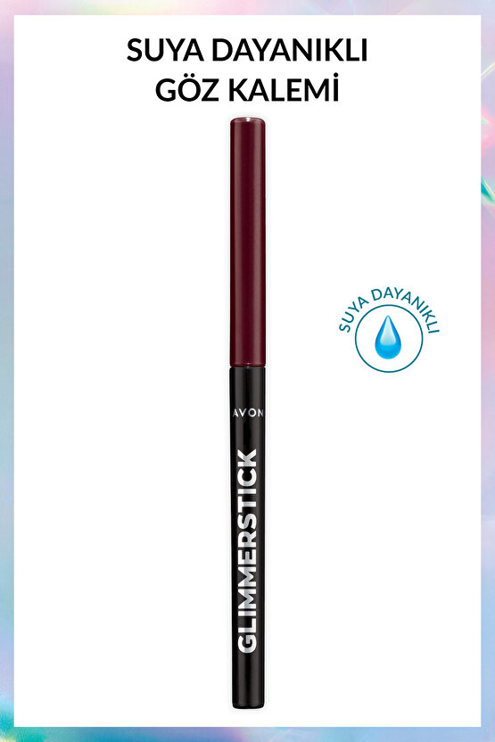 Glimmersticks Asansörlü Açılıp Kapanabilen Göz Kalemi Cherry Red