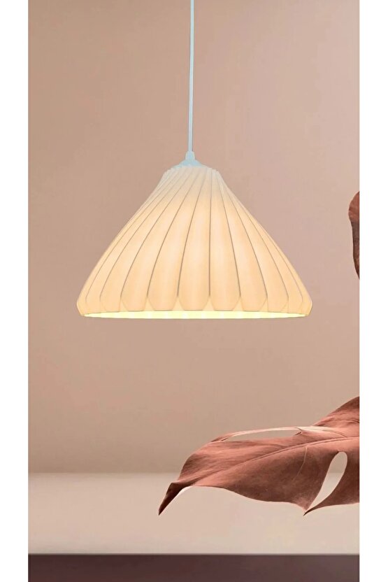 Seagull Beyaz Avize Yatak Odası, Mutfak, Oturma Odası Tasarım Tekli Sarkıt Avize (PLASTİK)