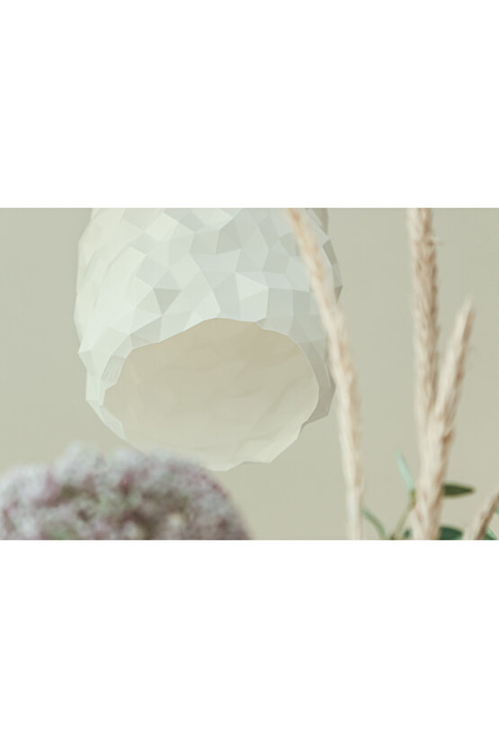 Prisma Tekli Geometrik Şekilli Plastik Avize Salon, Mutfak, Yatak Odası İçin Uygundur