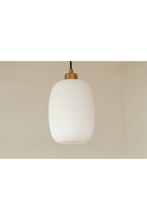 Aurelia Tekli Geometrik Şekilli Plastik Avize Salon, Mutfak, Yatak Odası, Çocuk Odası, Hole Uygun