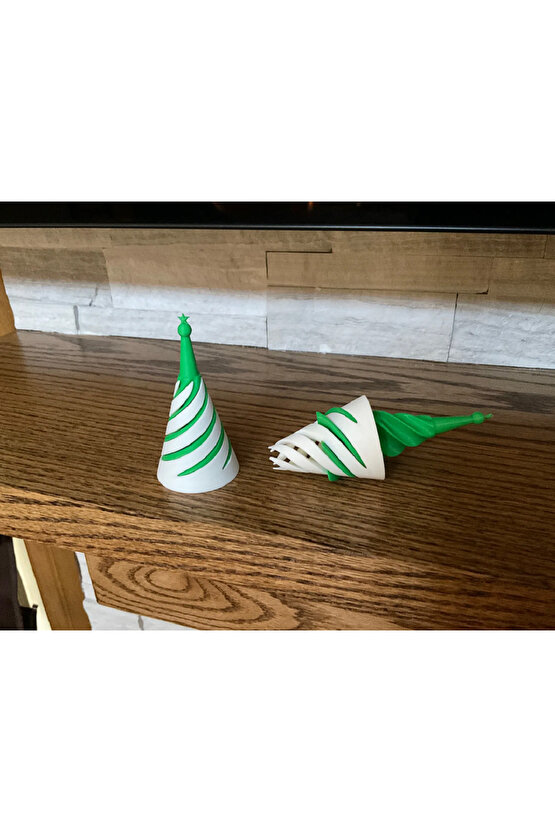Birbirine Geçen Plastik Yılbaşı Ağacı Süs Oyuncak