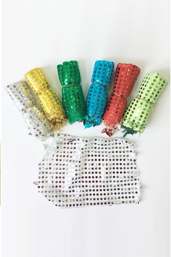 Kına Gecesi Halay Mendili 10 Adet Pullu Halay Mendili Renkli