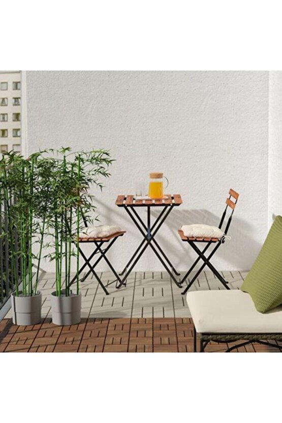 Parke Balkon Teras Yer Döşemesi, Bej ( 30 X 30 Cm 9 Adet ) 0.81 M2