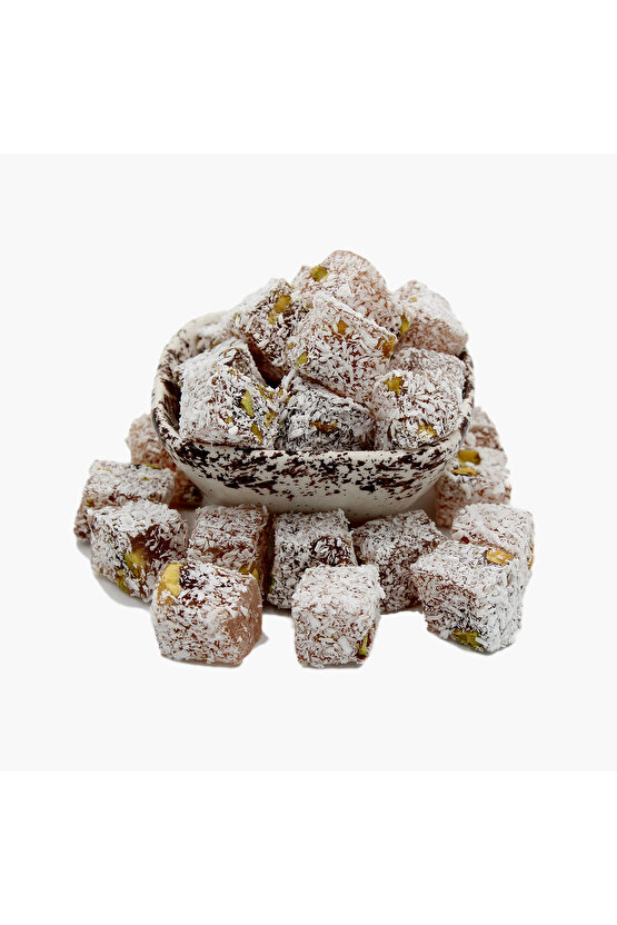 Çifte Kavrulmuş Hindistan Cevizli Kuş Lokumu-glutensiz-tatlandırıcı Içermez-doğal Lezzet (400 GR)