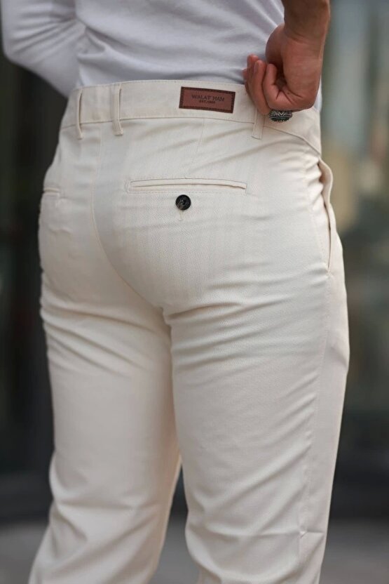 Erkek Dokuma Kumaş Pantolon