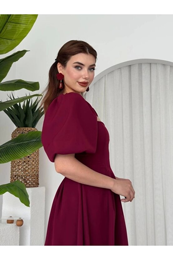 Moda Shop & Butik Jama Midi Boy Elbise