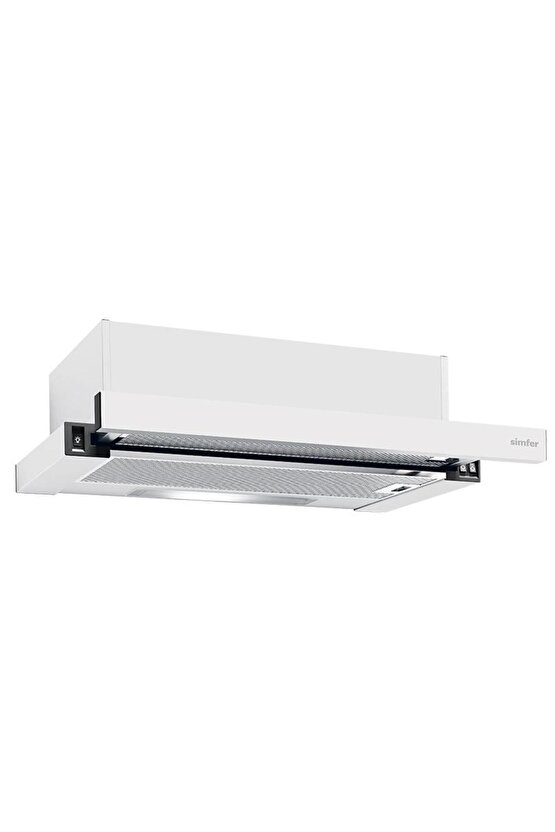 8510 60cm Beyaz Sürgülü Aspiratör