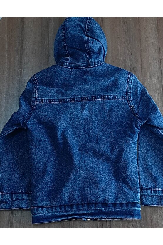 Erkek Çocuk Içi Peluş Jean Ceket