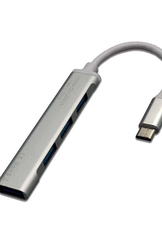 DHU0003-Dexim Elite USB-Typ-c to 4 Port USB-A Hub