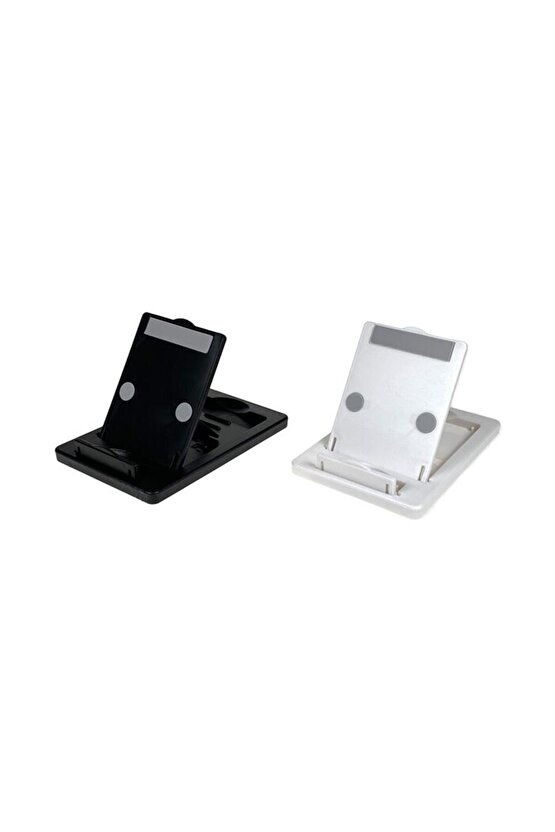 ZF-806 24lü Karton Stanlı Ayarlanabilir Telefon Standı (Siyah-Beyaz)