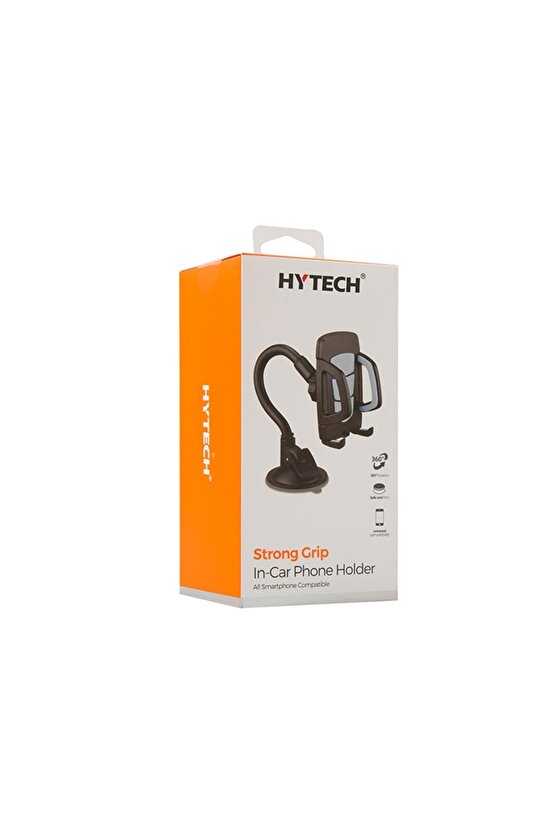 Hy-xh20 Vantuz Braketi 360 Derece Siyahgri Telefon Tutucu