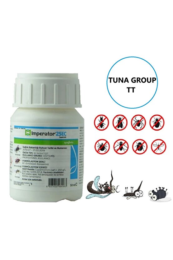 Imperator 25ec 50 ml Karınca - Böcek- Sinek- Hamamböceği Ilacı (İLAÇ KOKUSU VARDIR. S.K.T 2026)