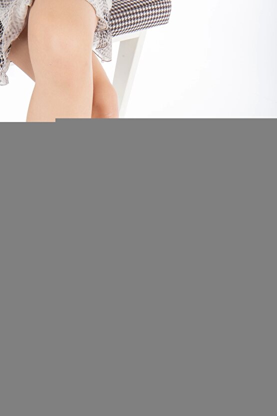 Kadın Stiletto ve Çanta Takımı Nude Cilt