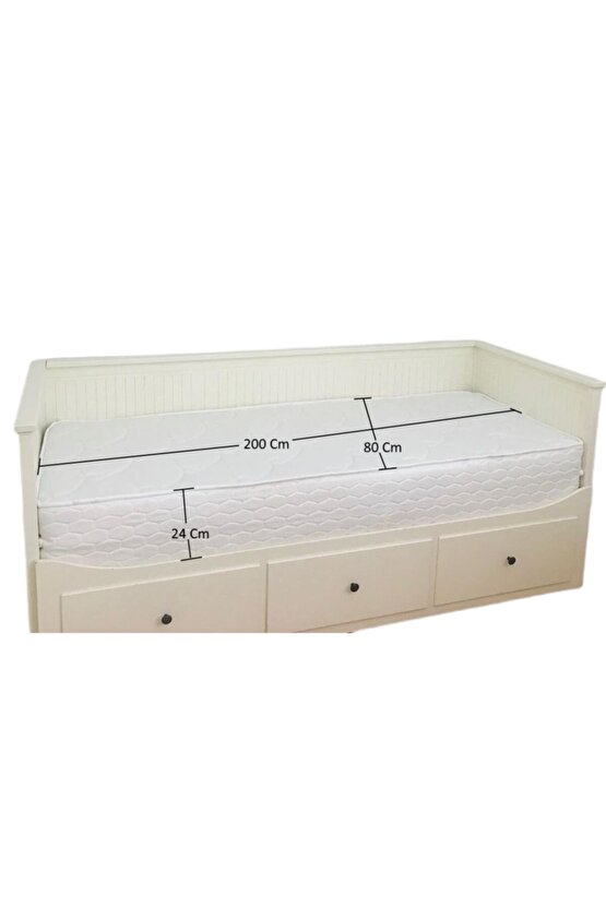 Katlanır Ikea Divan Uyumlu 160x200x12 Sünger Yaysız Yatak