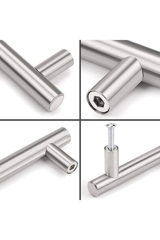 10 ADET Keijo INOX 224mm Paslanmaz Kulp (mobilya, dolap kulbu, kulp modeli)