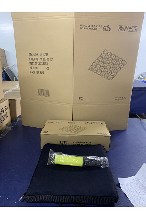 Ithal Manuel Sandalye Için Havalı Ve Tpu Oturma Minderi (43x43x5 Cm )