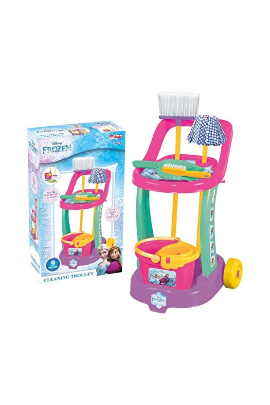 Çocuk 03596 Frozen Temizlik Arabası -Dede