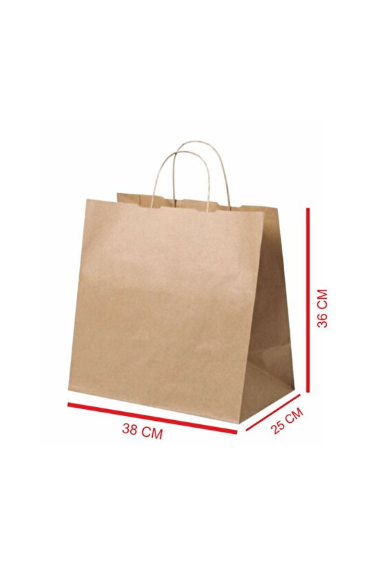 Çanta 38x25x36 ( 50 Adet ) ( Kağıt Poşet Çanta )