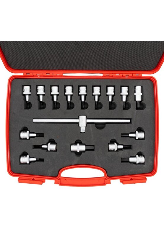 12 Lokmalı Allen ve Torx Uç Takımı 17 Parça