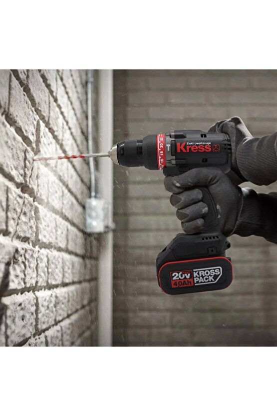 KUC31.91 20Volt Kömürsüz Profesyonel Şarjlı Darbeli Matkap (Akü Dahil Değildir)
