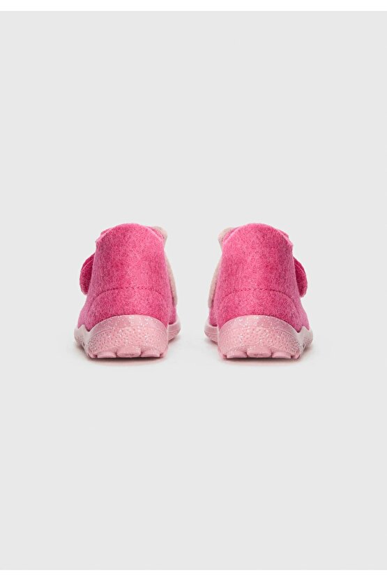 Happy Octi Pembe Çocuk Keçe Panduf