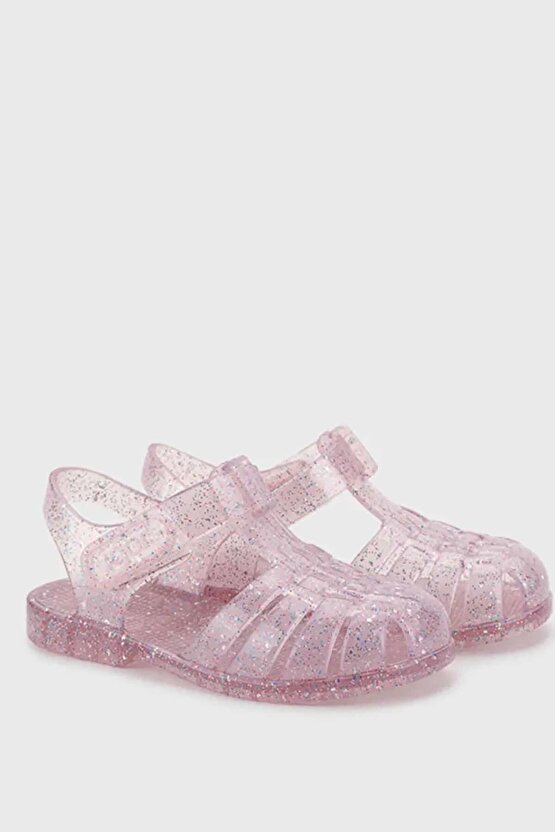 Clasica Cristal Çocuk Sandalet Ayakkabı S10329-385Rosa